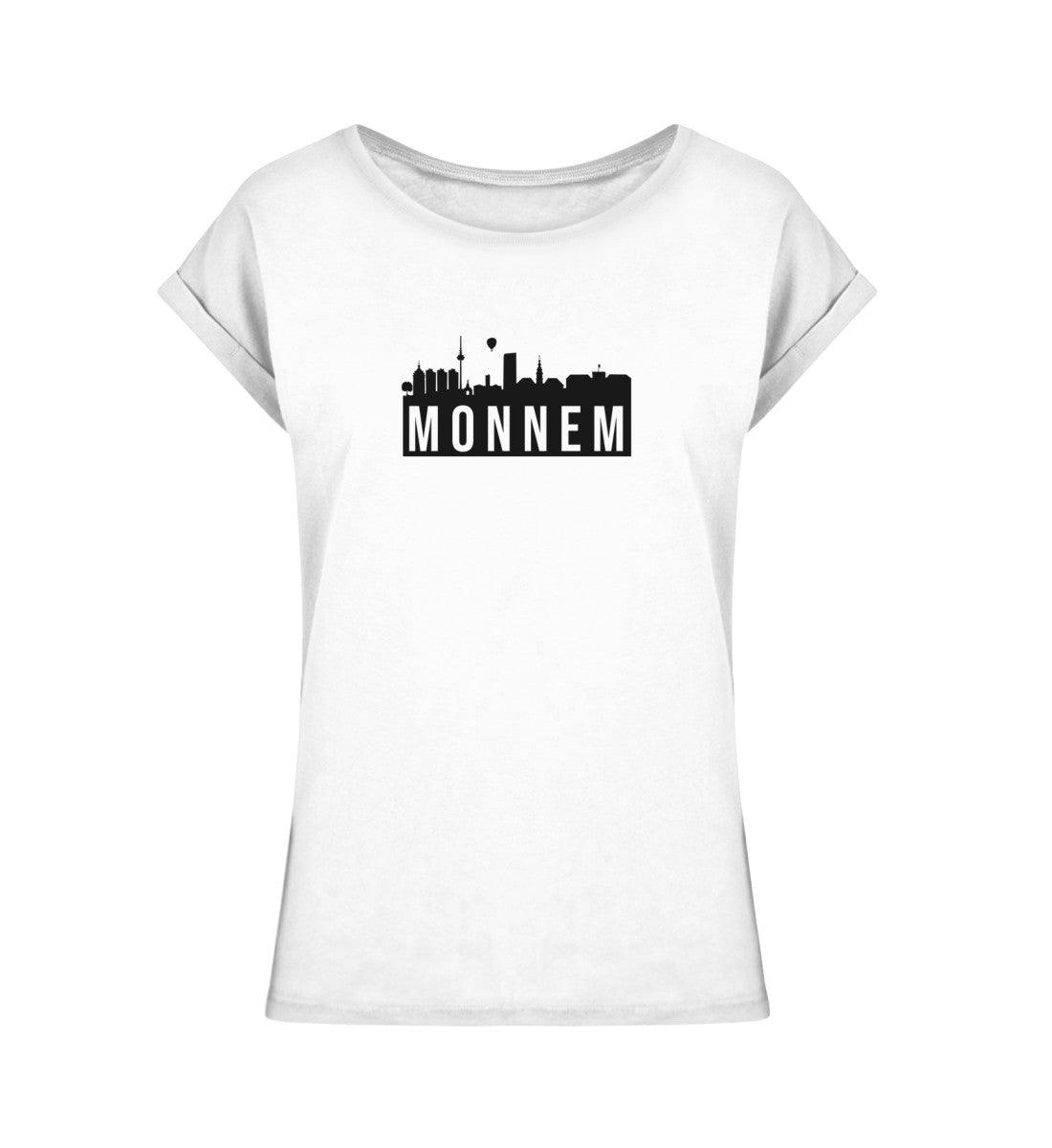 Monnem Skyline Damen Extended Shoulder Shirt - talejo