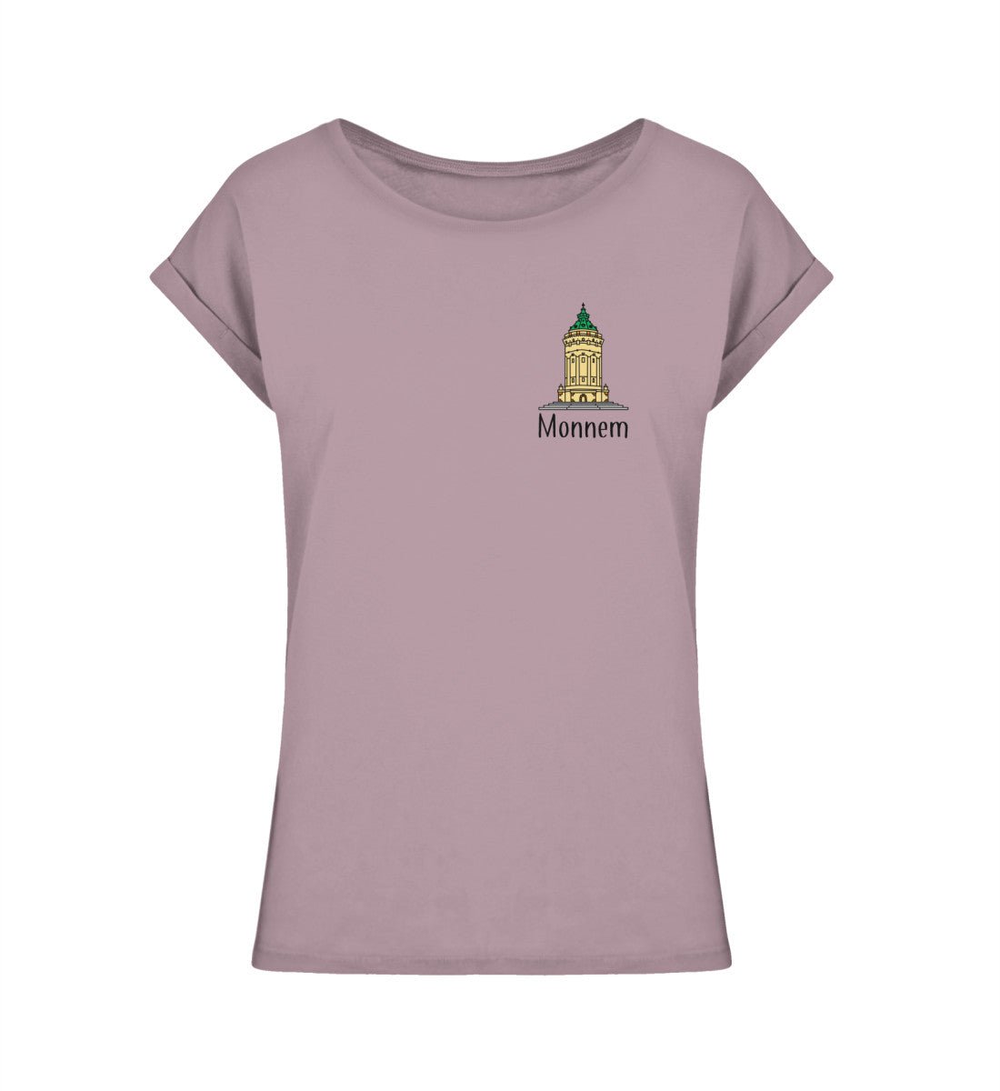 Monnem Wasserturm Damen Extended Shoulder Shirt - talejo