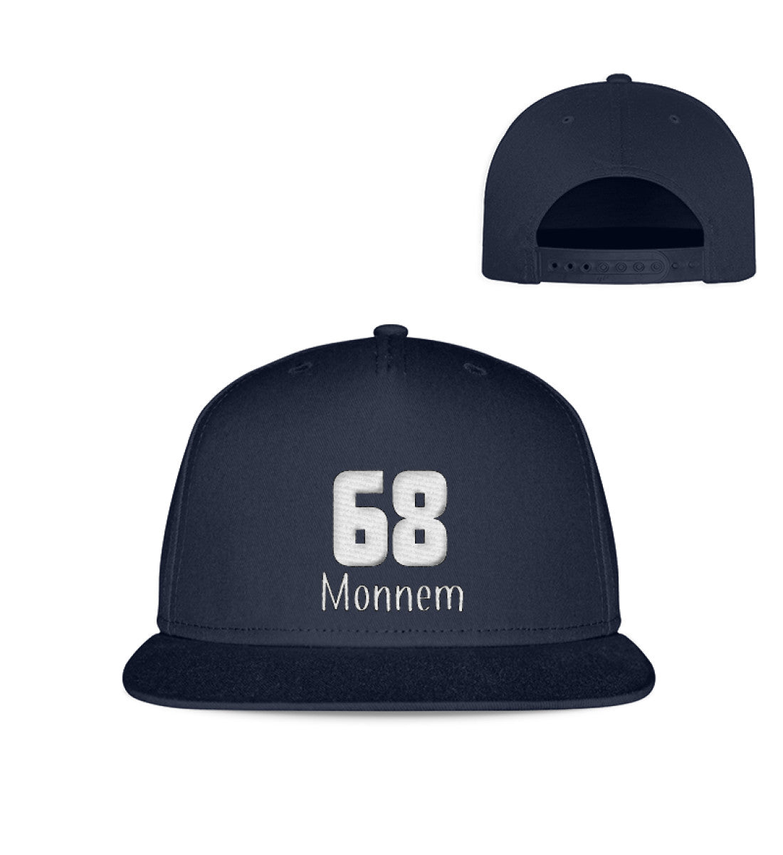 Snapback 68 Monnem mit edlem Stick - talejo