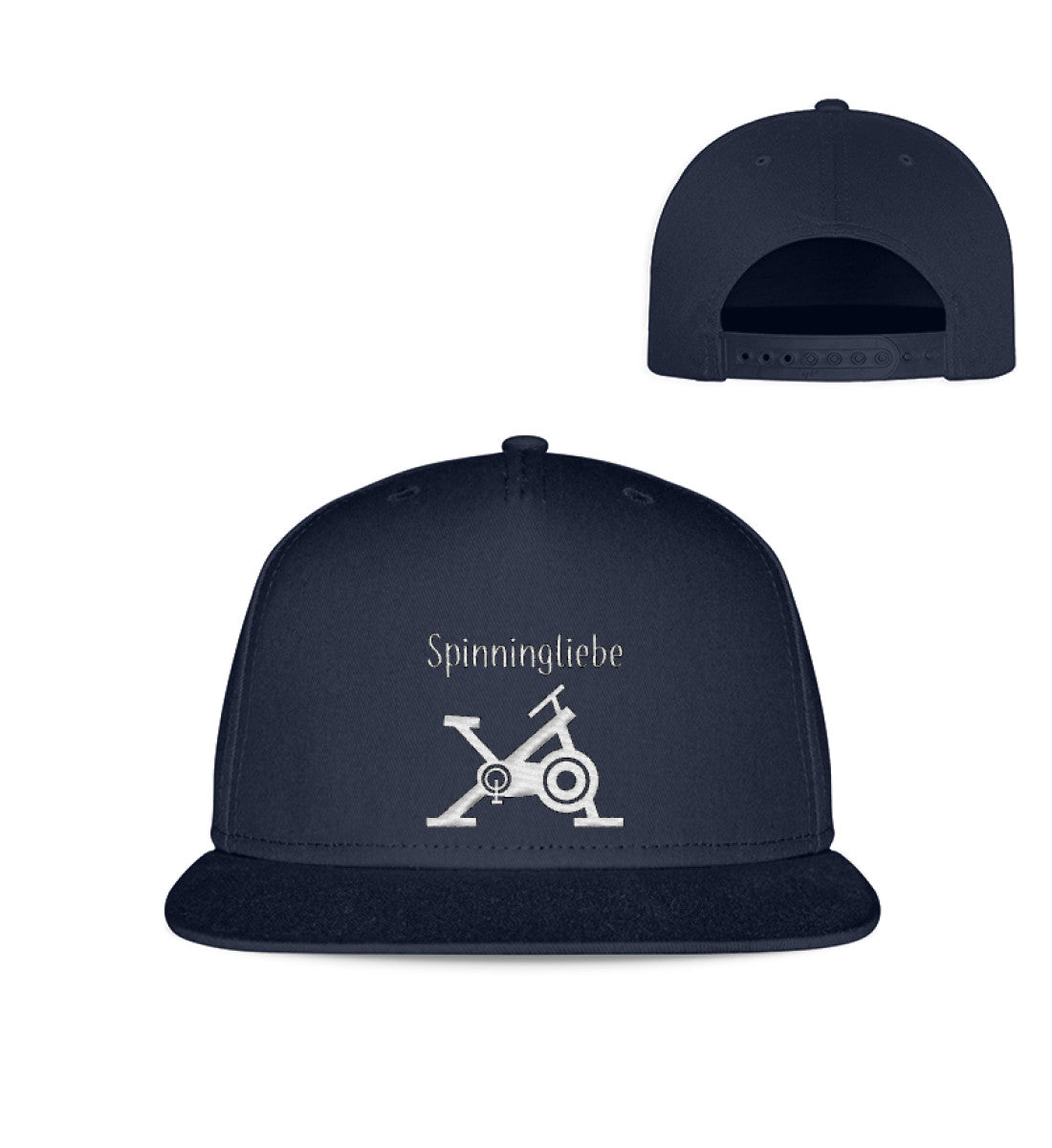 Snapback Spinningliebe mit edlem Stick - talejo