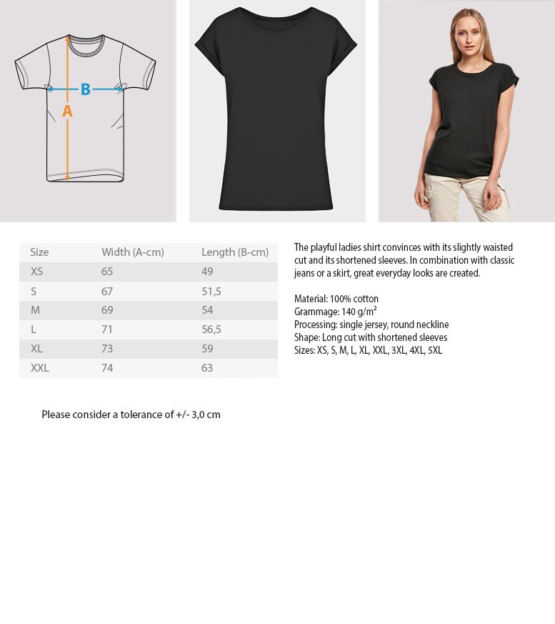 Tanzliebe Damen Extended Shoulder Shirt - talejo