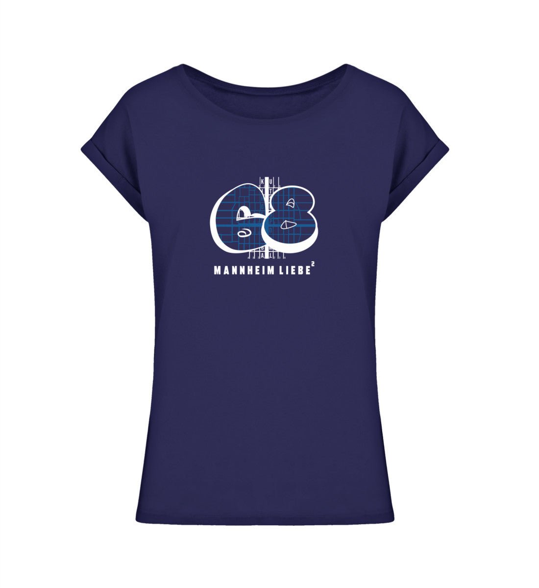 68 Mannheim Quadrate Damen Extended Shoulder Shirt - talejo