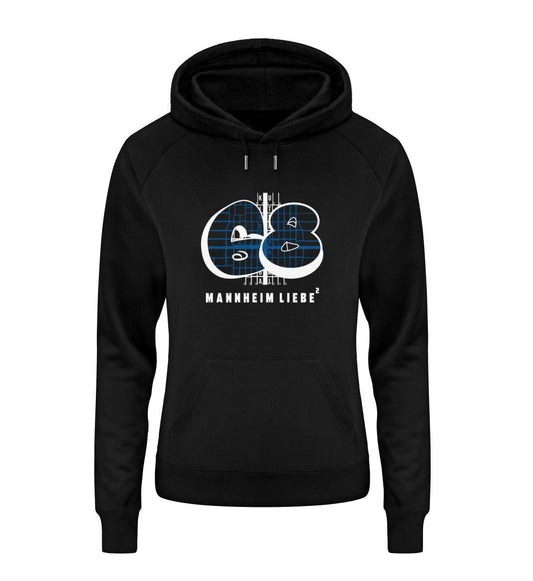 68 Mannheim Quadrate Damen Organic Hoodie - talejo