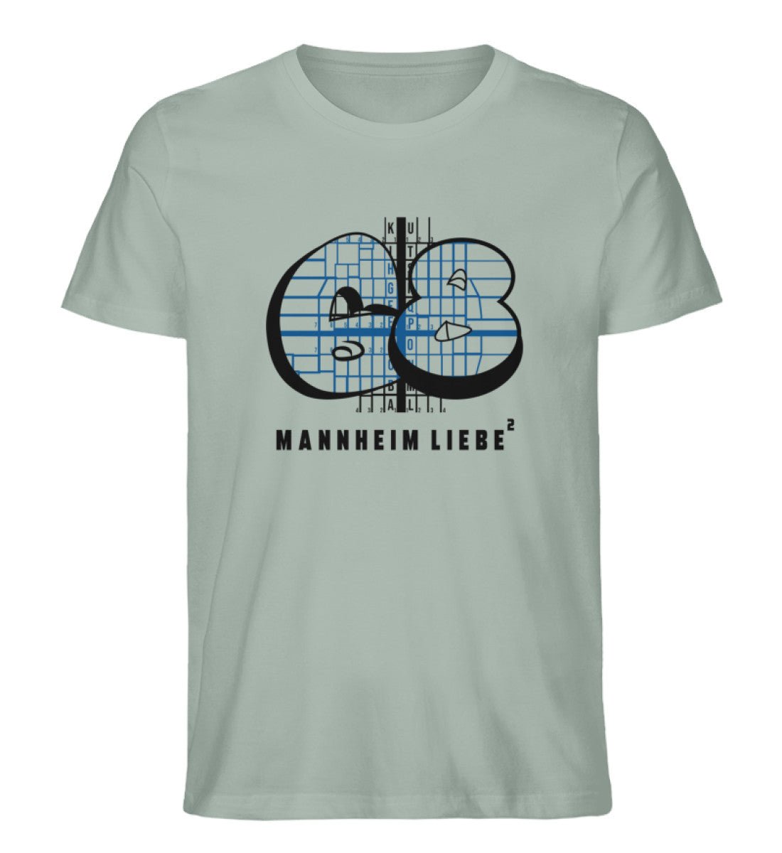 68 Mannheim Quadrate Herren Organic Shirt - talejo
