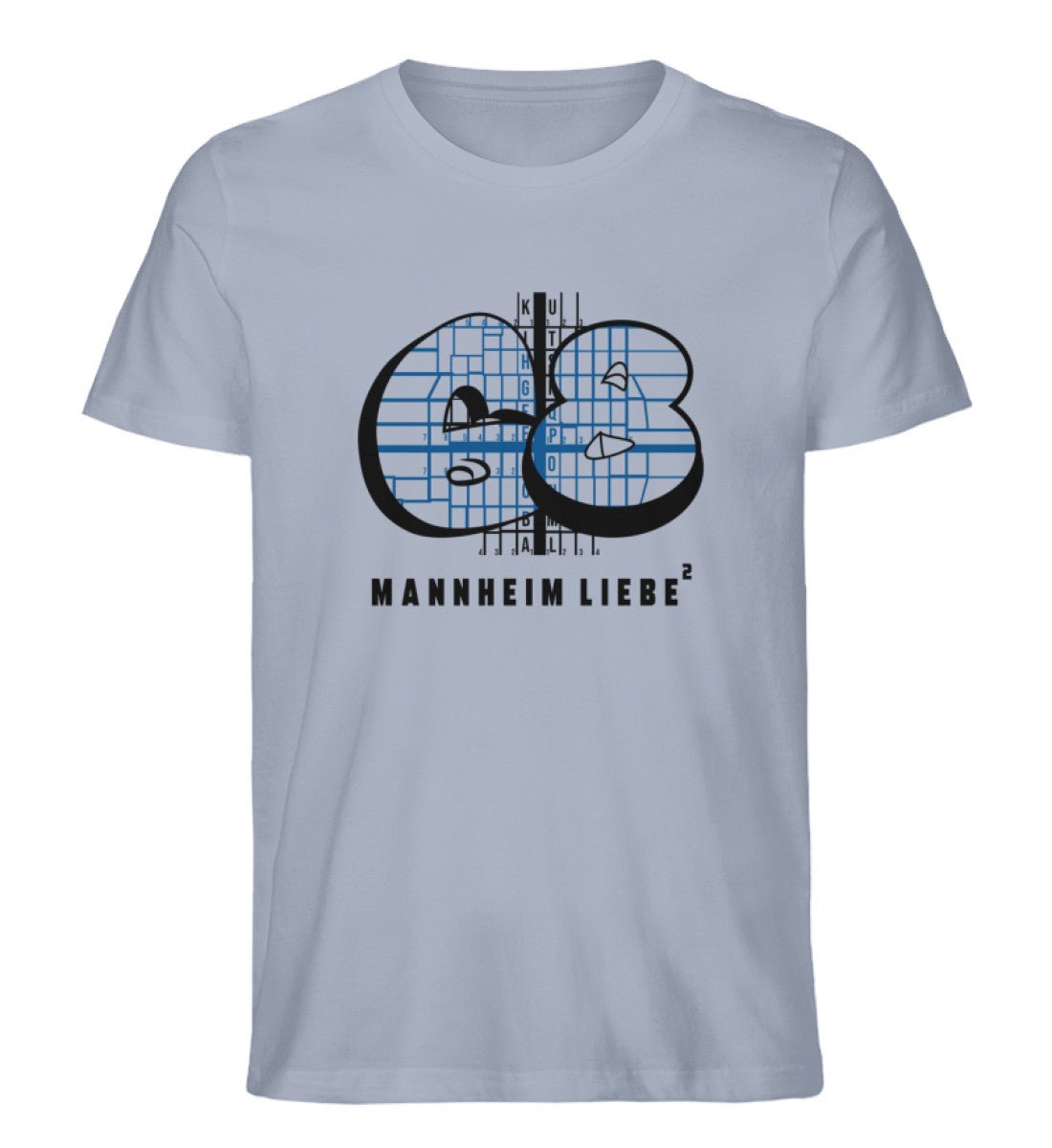 68 Mannheim Quadrate Herren Organic Shirt - talejo