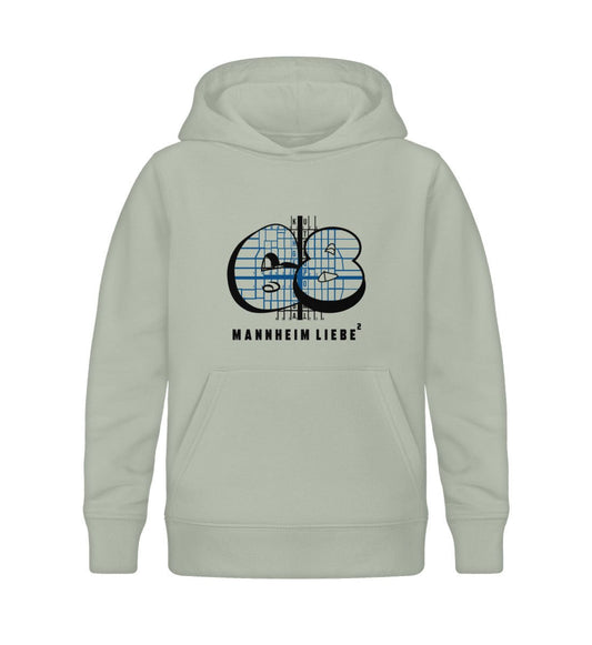 68 Mannheim Quadrate Kids Organic Hoodie - talejo