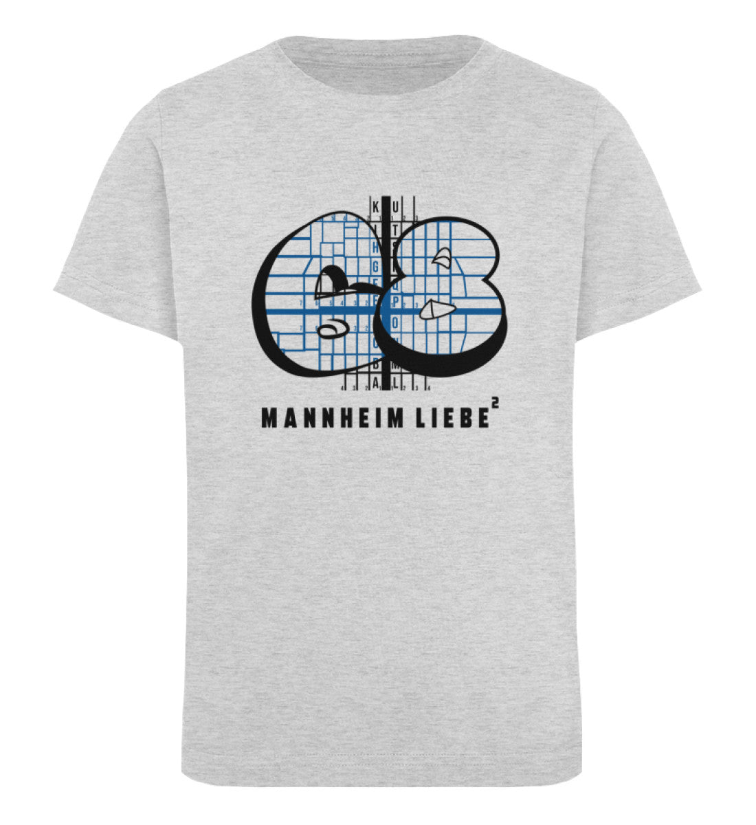 68 Mannheim Quadrate Kids Organic Shirt - talejo