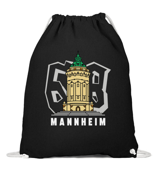 68 Mannheim Wasserturm Turnbeutel - talejo