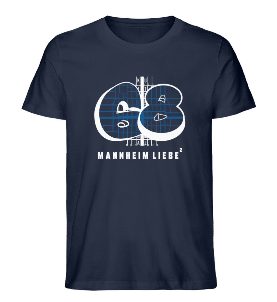 69 Mannheim Quadrate Herren Organic Shirt - talejo