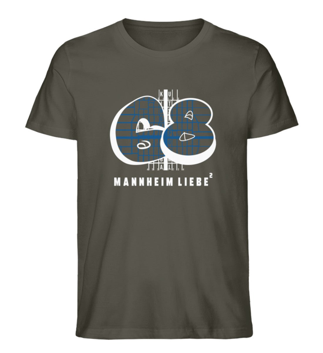 69 Mannheim Quadrate Herren Organic Shirt - talejo