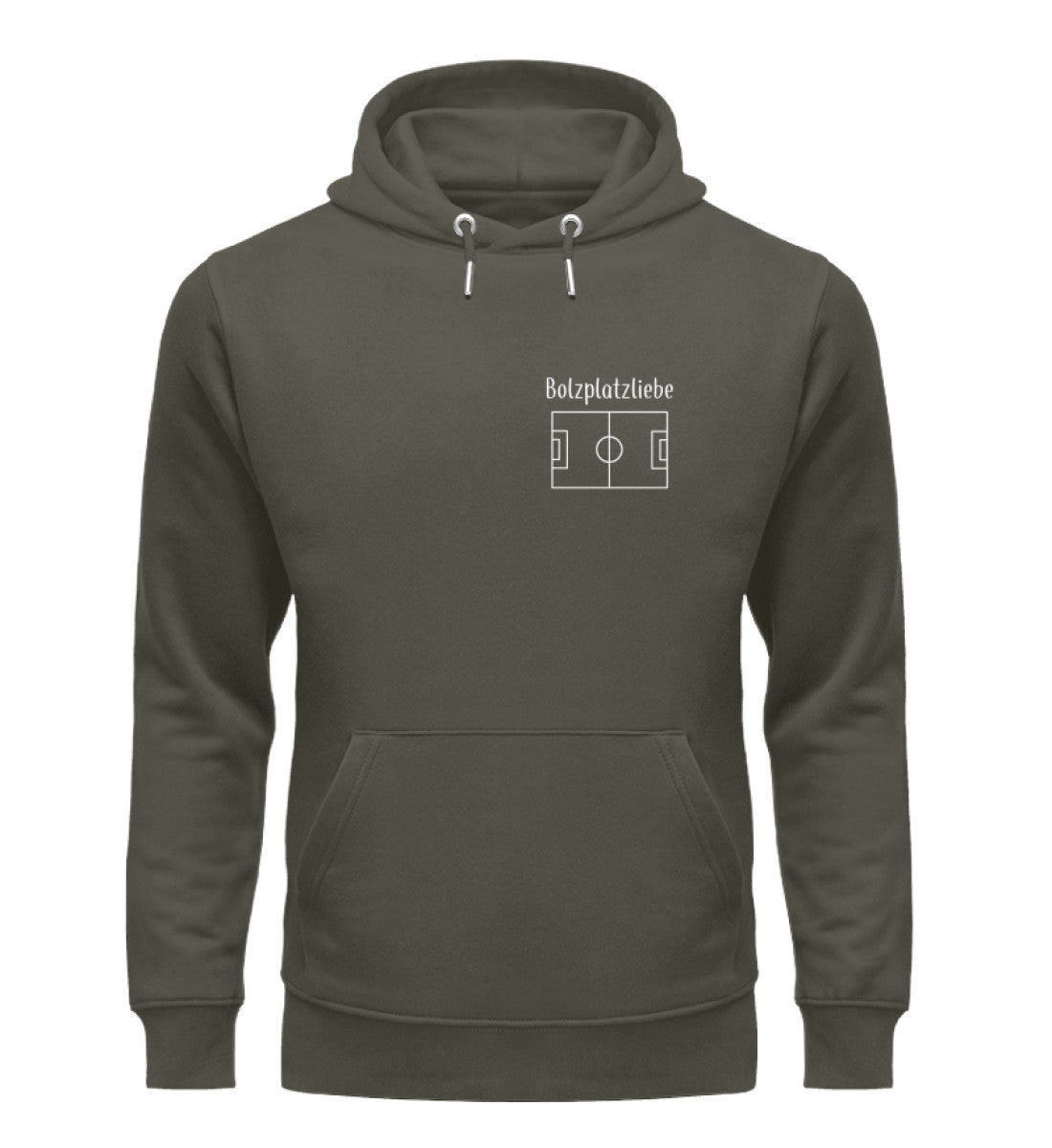 Bolzplatzliebe dark Herren Organic Hoodie - talejo