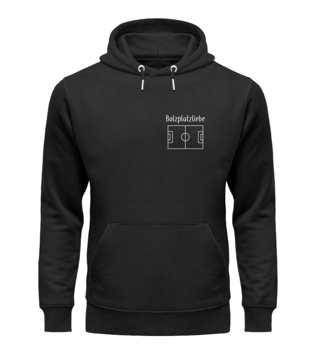 Bolzplatzliebe dark Herren Organic Hoodie - talejo