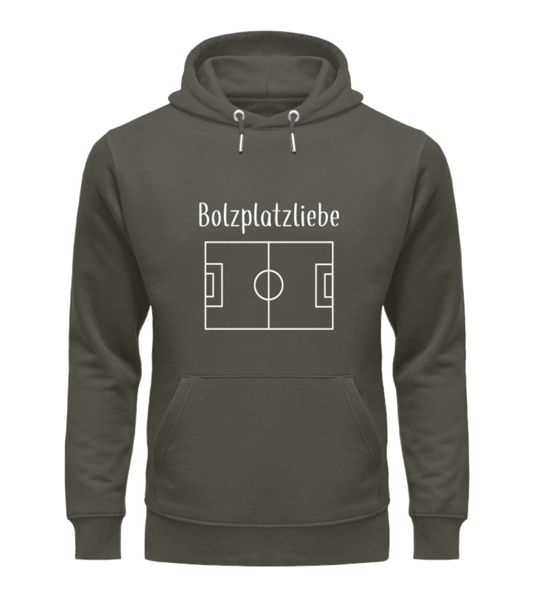 Bolzplatzliebe dark Herren Organic Hoodie - talejo