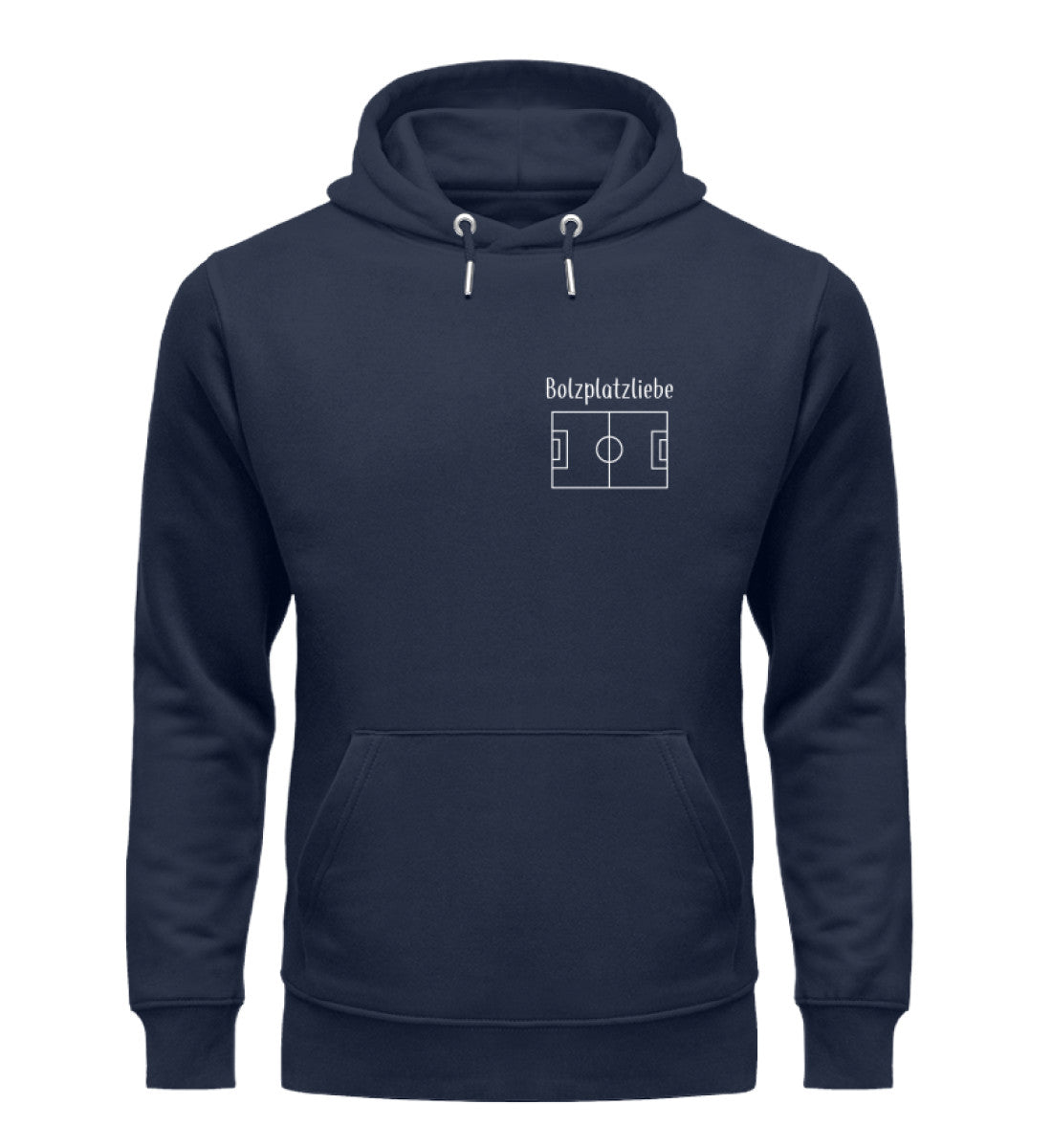 Bolzplatzliebe dark Herren Organic Hoodie - talejo
