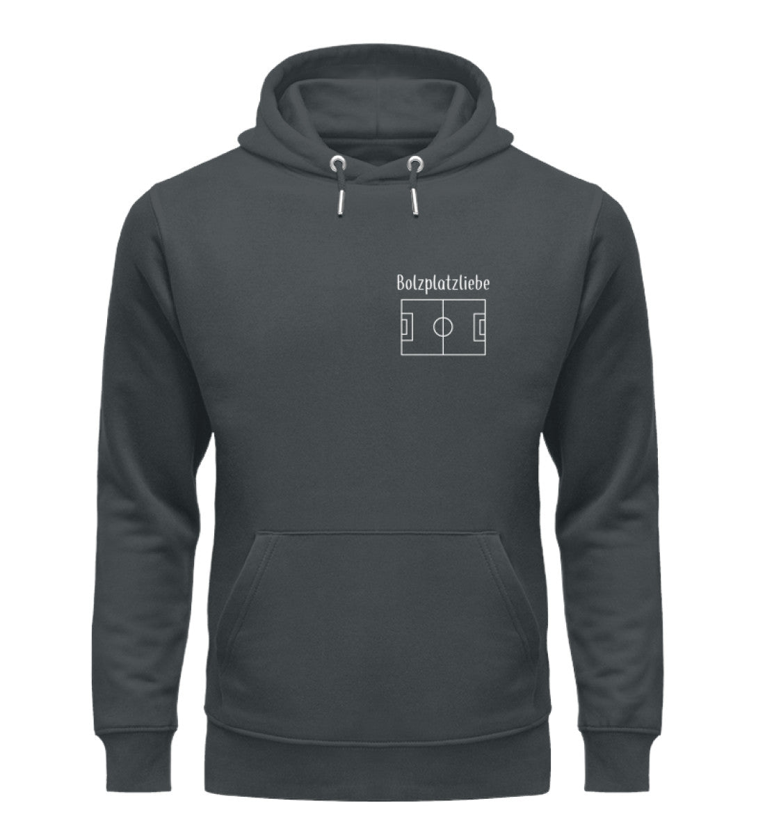 Bolzplatzliebe dark Herren Organic Hoodie - talejo