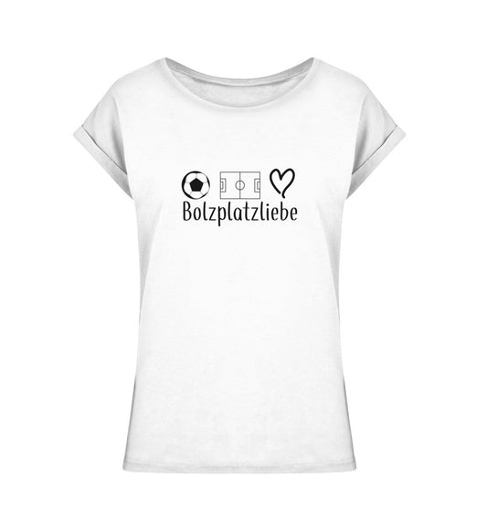Bolzplatzliebe II Damen Extended Shoulder Shirt - talejo