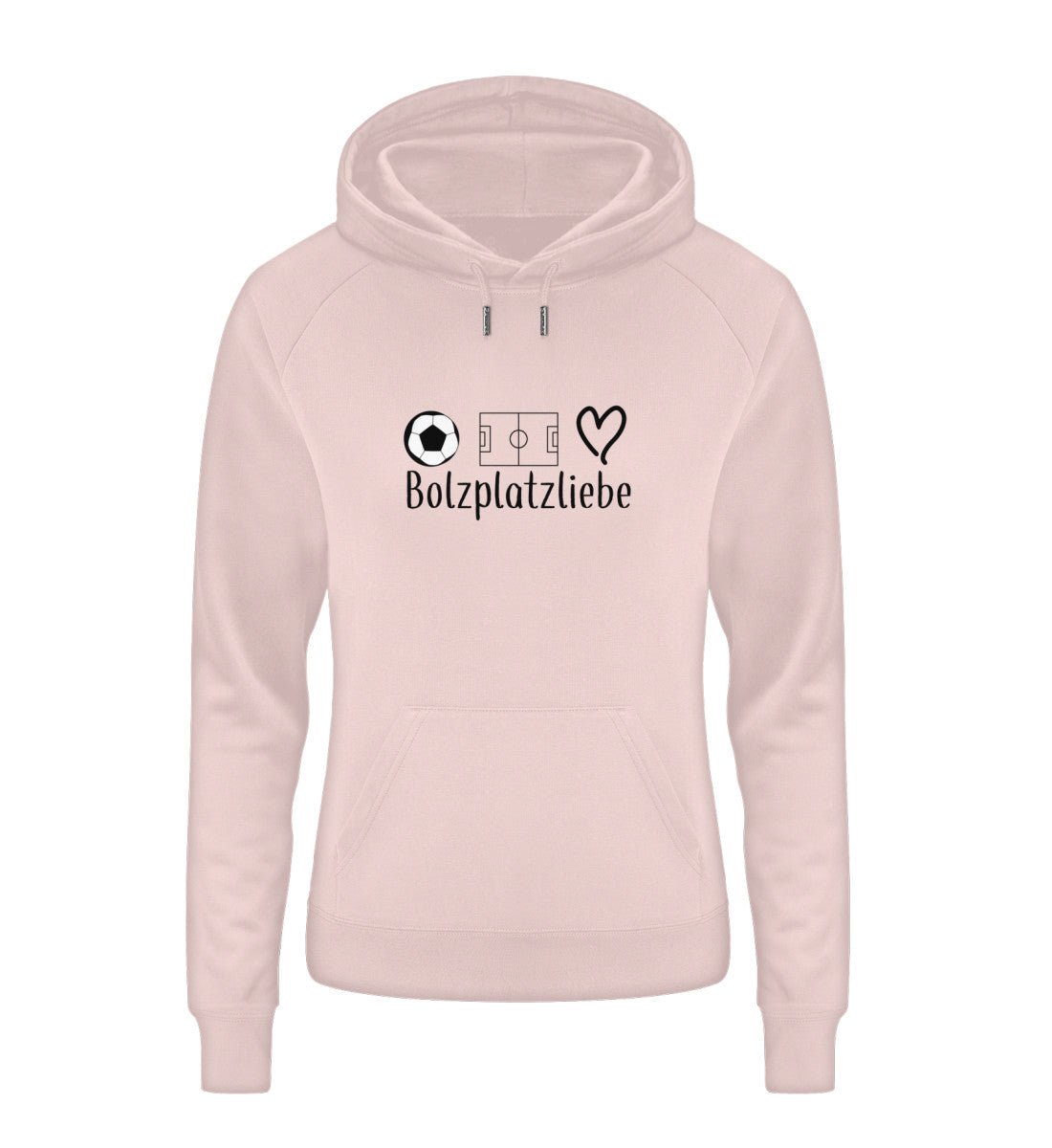 Bolzplatzliebe II Damen Organic Hoodie - talejo