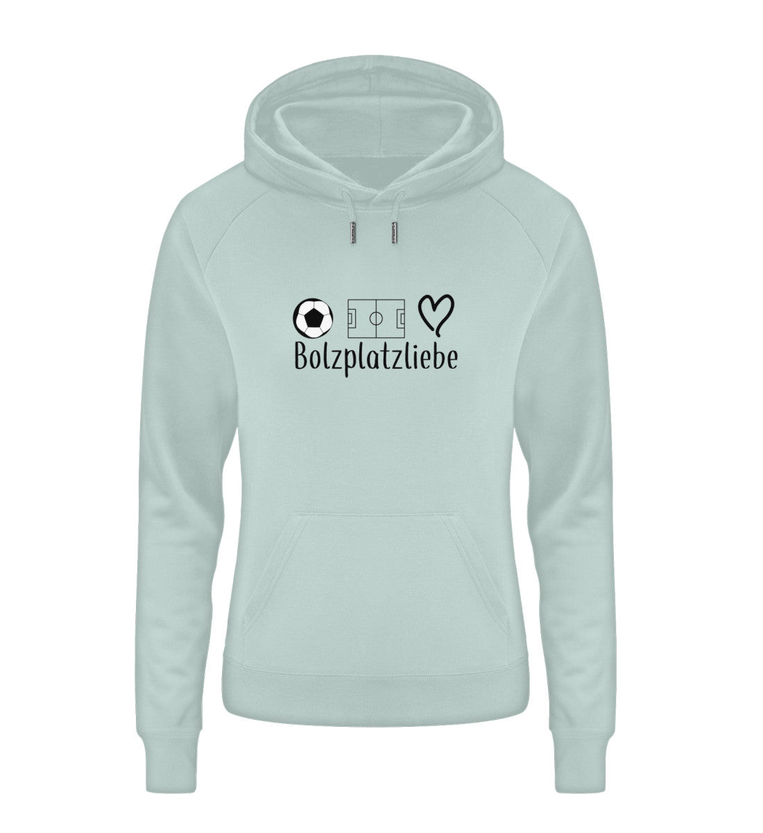 Bolzplatzliebe II Damen Organic Hoodie - talejo