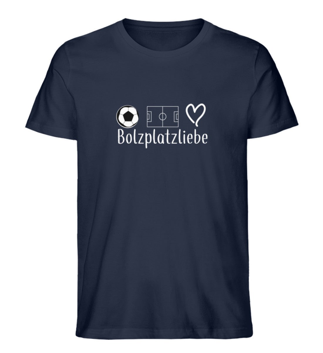 Bolzplatzliebe II dark Herren Organic Shirt - talejo