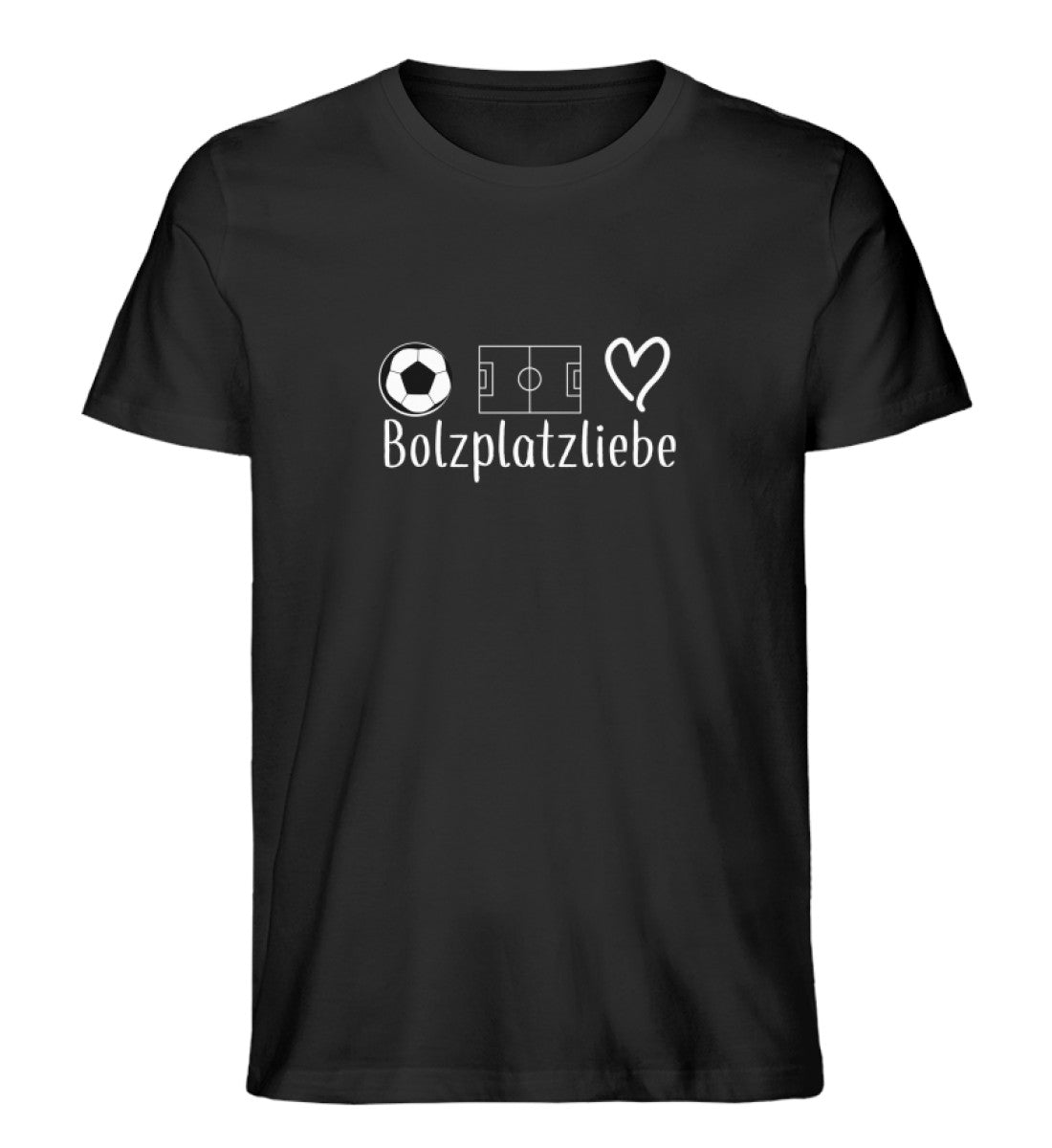 Bolzplatzliebe II dark Herren Organic Shirt - talejo