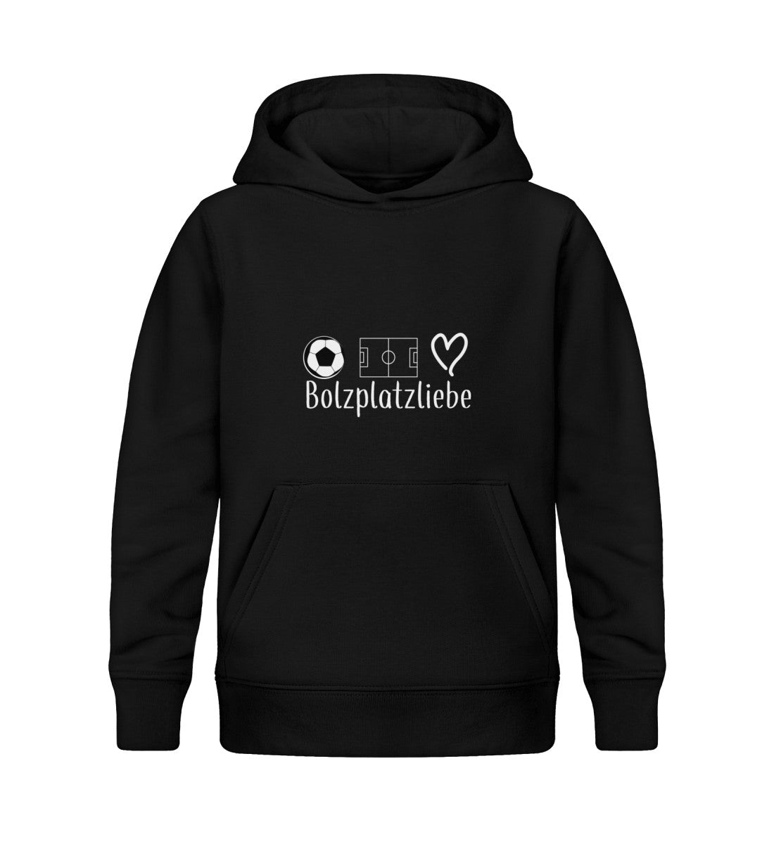 Bolzplatzliebe II dark Kids Organic Hoodie - talejo