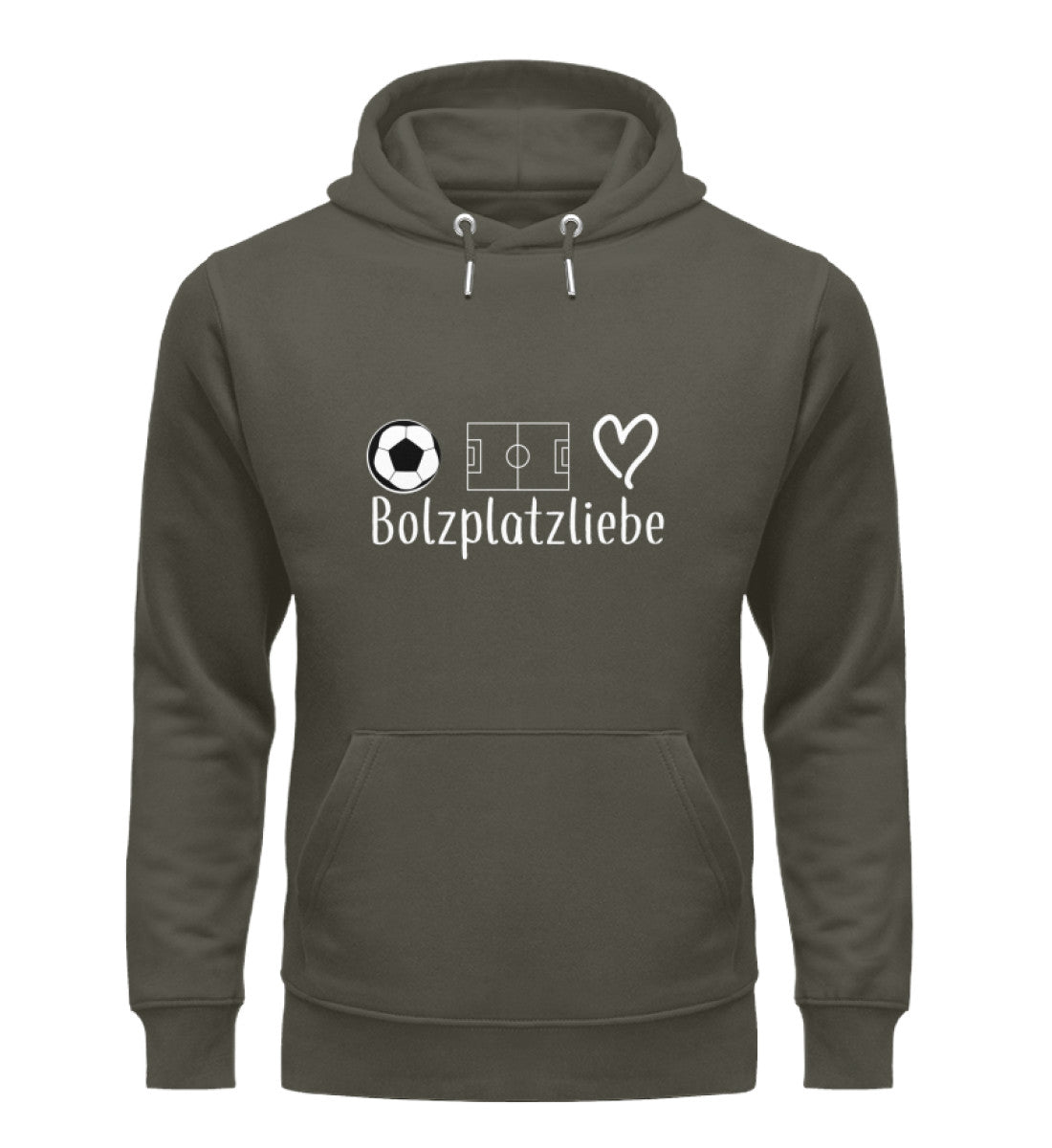 Bolzplatzliebe II Herren Organic Hoodie - talejo