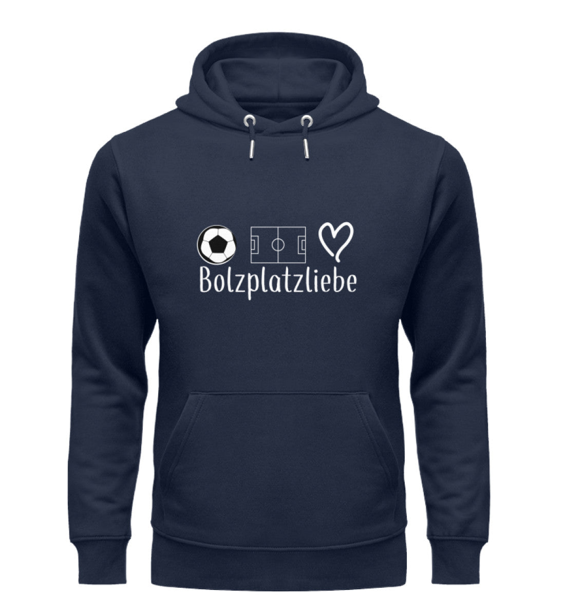 Bolzplatzliebe II Herren Organic Hoodie - talejo