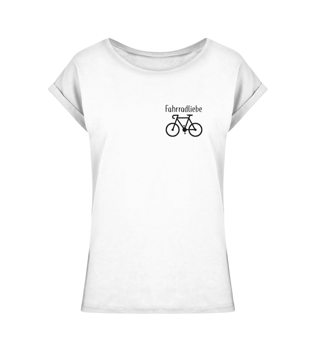 Fahrradliebe Damen Extended Shoulder Shirt - talejo