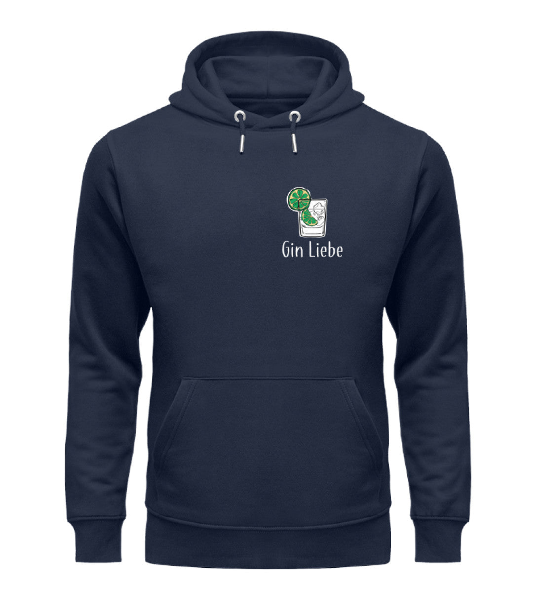 Gin Liebe dark Herren Organic Hoodie - talejo