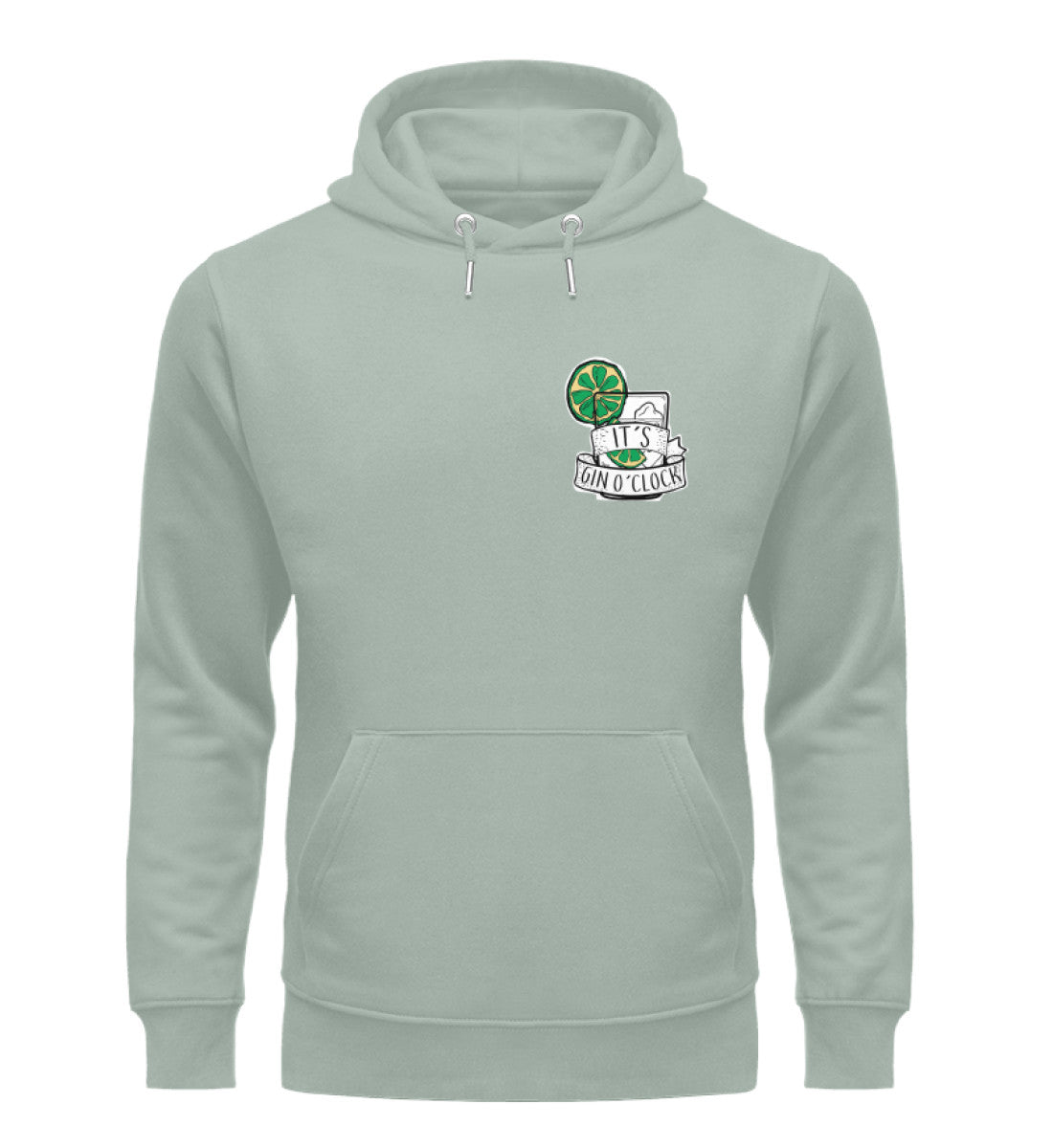 It´s Gin O´Clock Herren Organic Hoodie - talejo