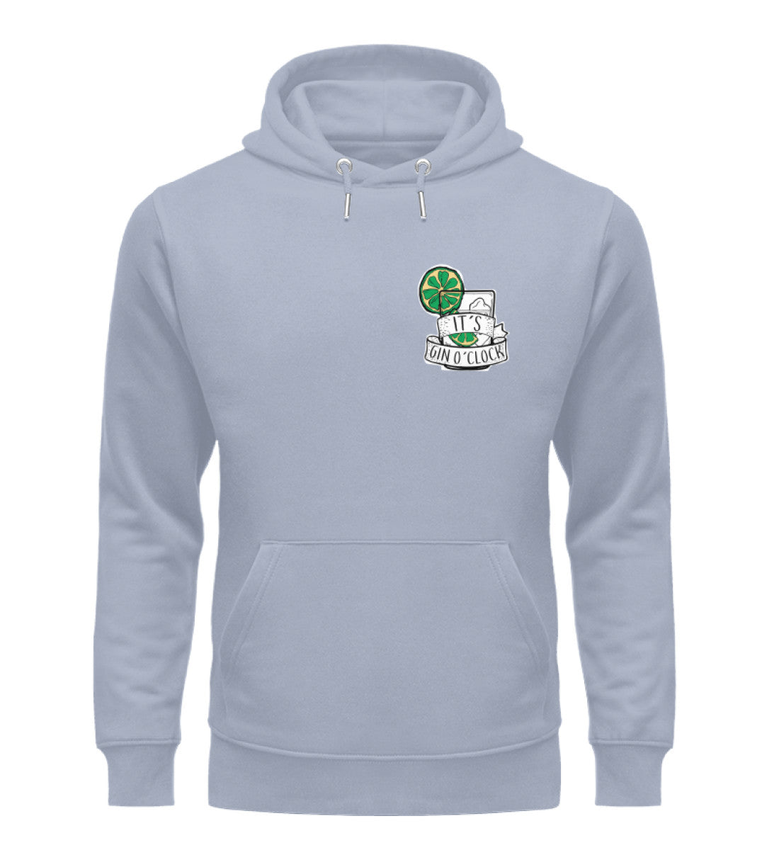 It´s Gin O´Clock Herren Organic Hoodie - talejo