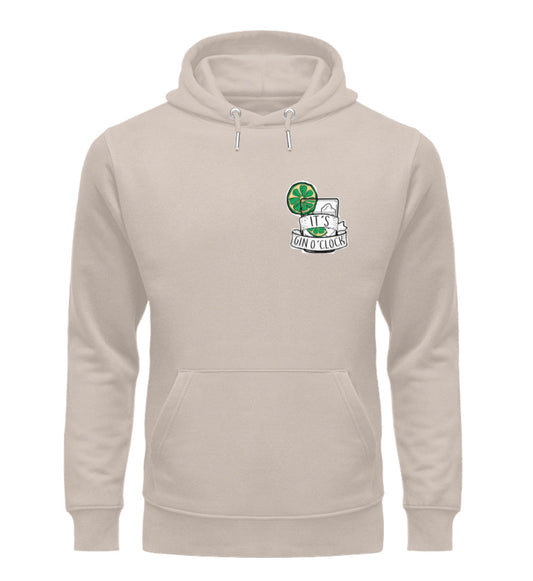 It´s Gin O´Clock Herren Organic Hoodie - talejo