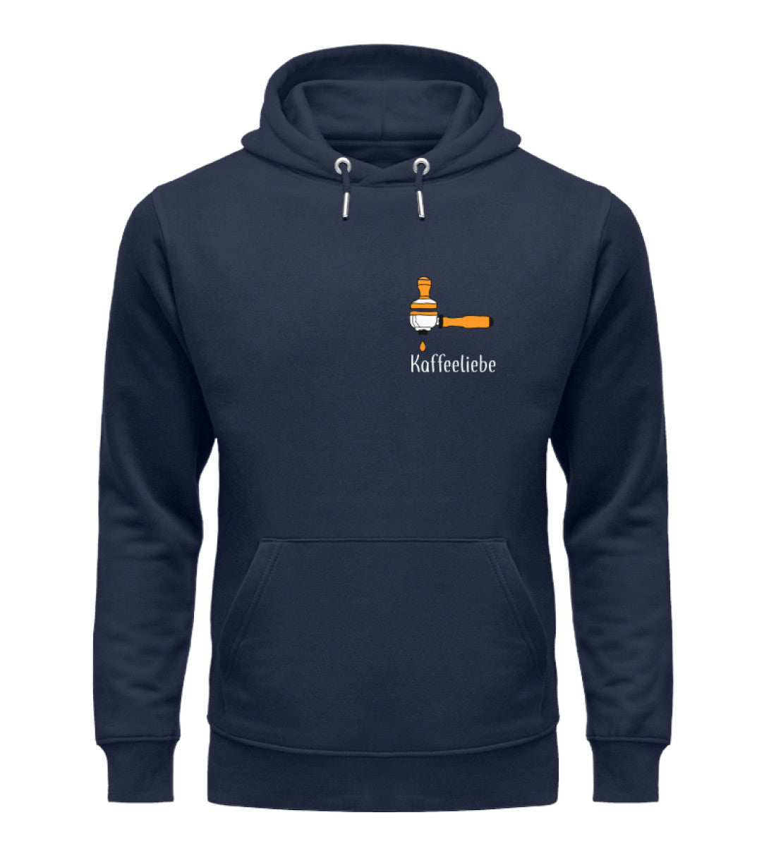 Kaffeeliebe dark Herren Organic Hoodie - talejo
