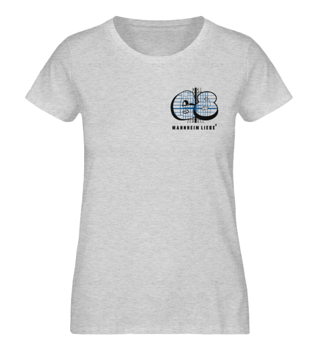 Mannheim 68 Quadrate Damen Organic Shirt - talejo