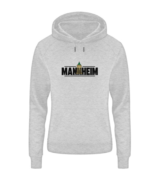 Mannheim Wasserturm transparent Damen Organic Hoodie - talejo