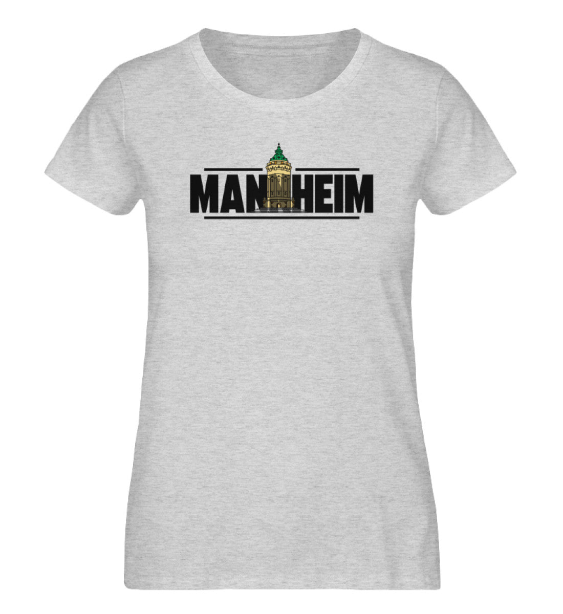 Mannheim Wasserturm transparent Damen Organic Shirt - talejo