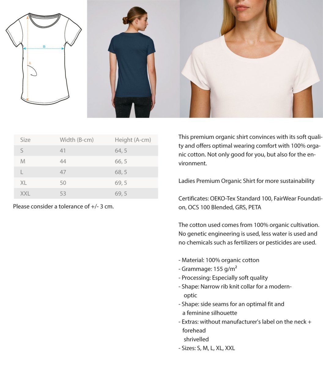 Mannheim Wasserturm transparent Damen Organic Shirt - talejo