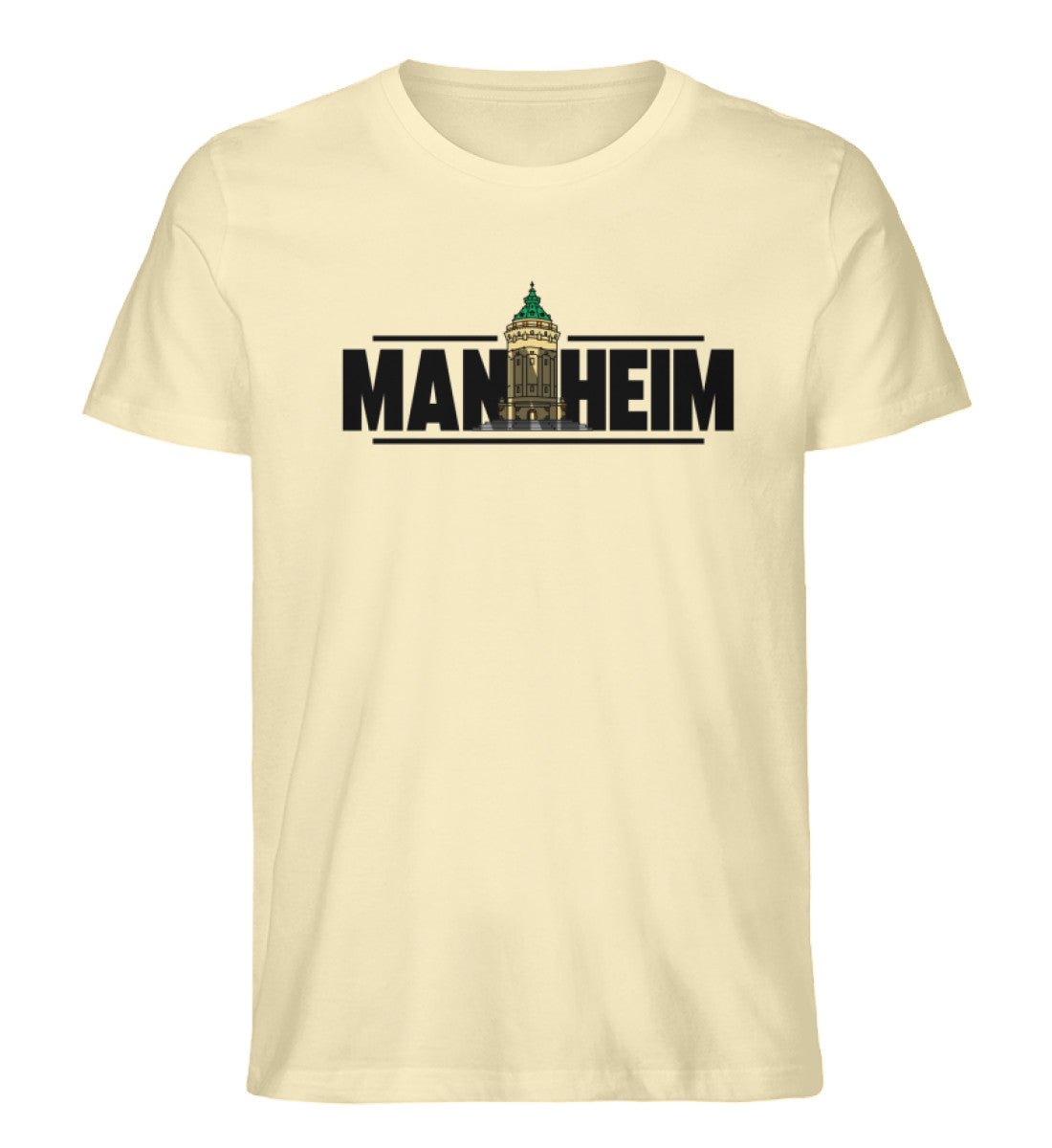 Mannheim Wasserturm transparent Herren Organic Shirt - talejo