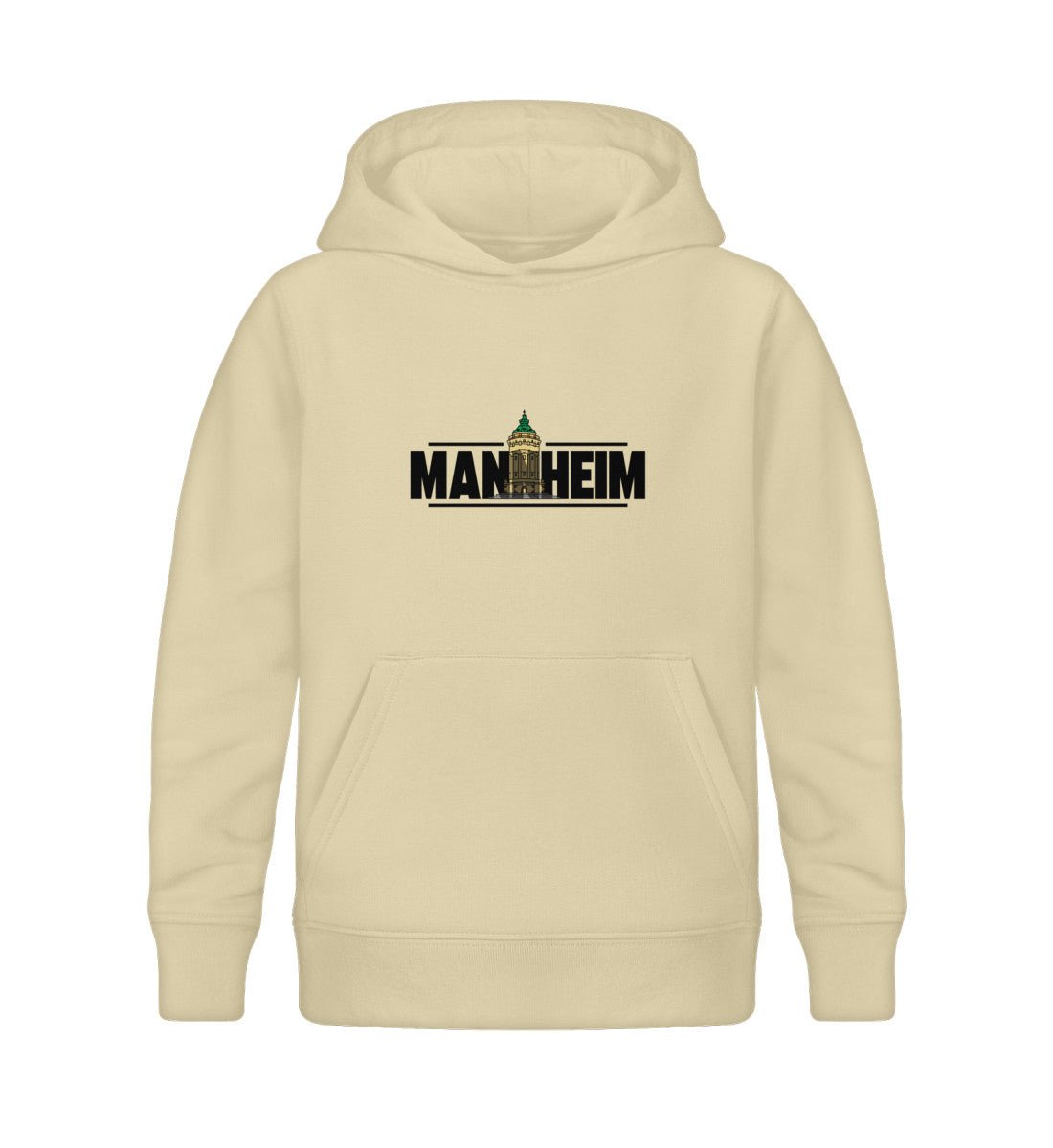 Mannheim Wasserturm transparent Kids Organic Hoodie - talejo