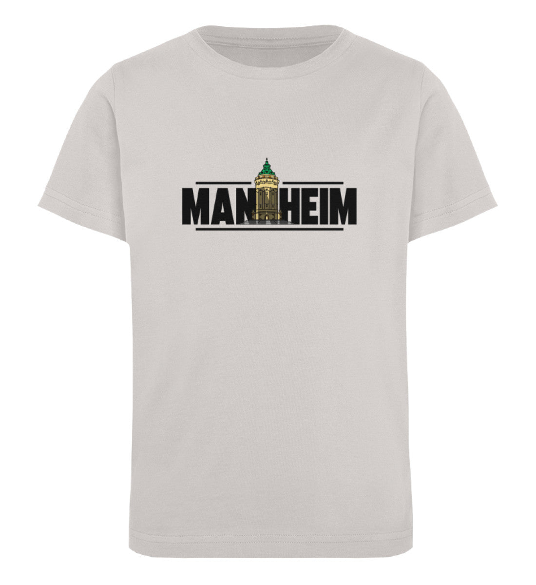 Mannheim Wasserturm transparent Kids Organic Shirt - talejo
