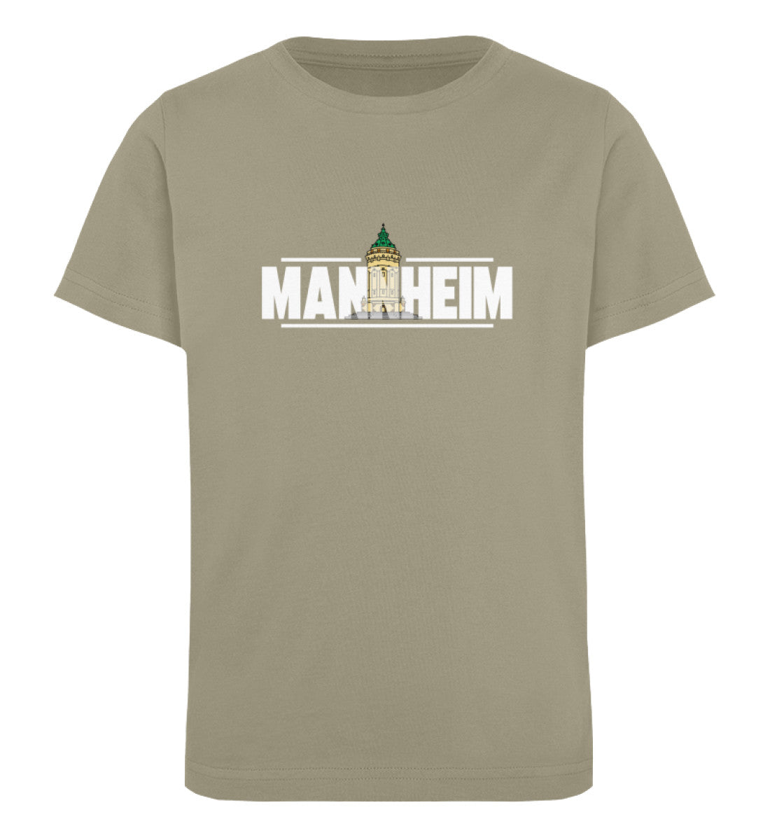 Mannheim Wasserturm transparent Kids Organic Shirt - talejo