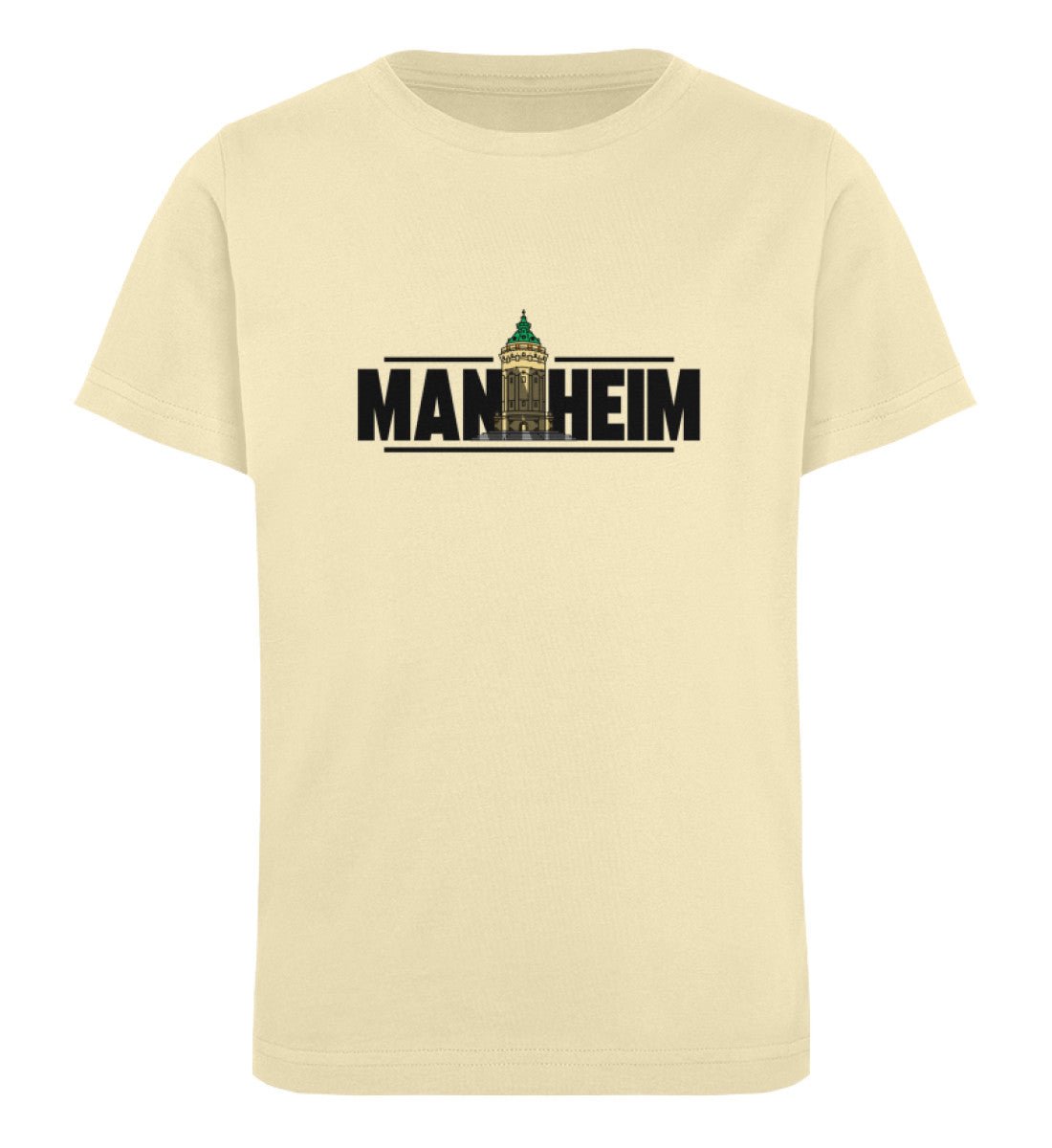 Mannheim Wasserturm transparent Kids Organic Shirt - talejo