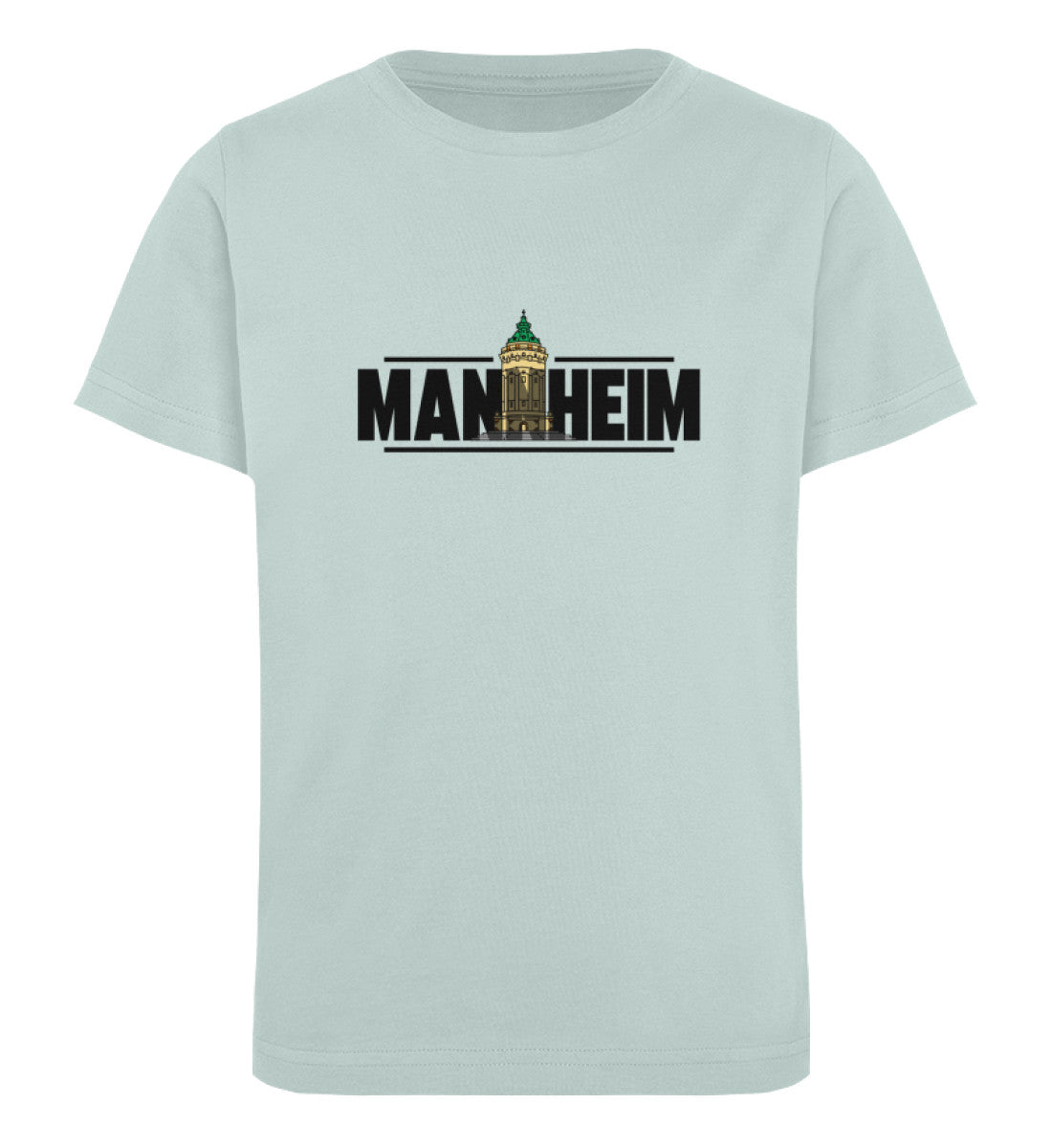 Mannheim Wasserturm transparent Kids Organic Shirt - talejo