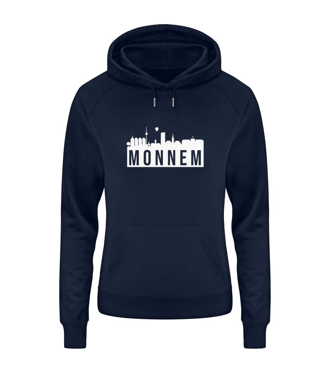 Monnem Skyline dark Damen Organic Hoodie - talejo