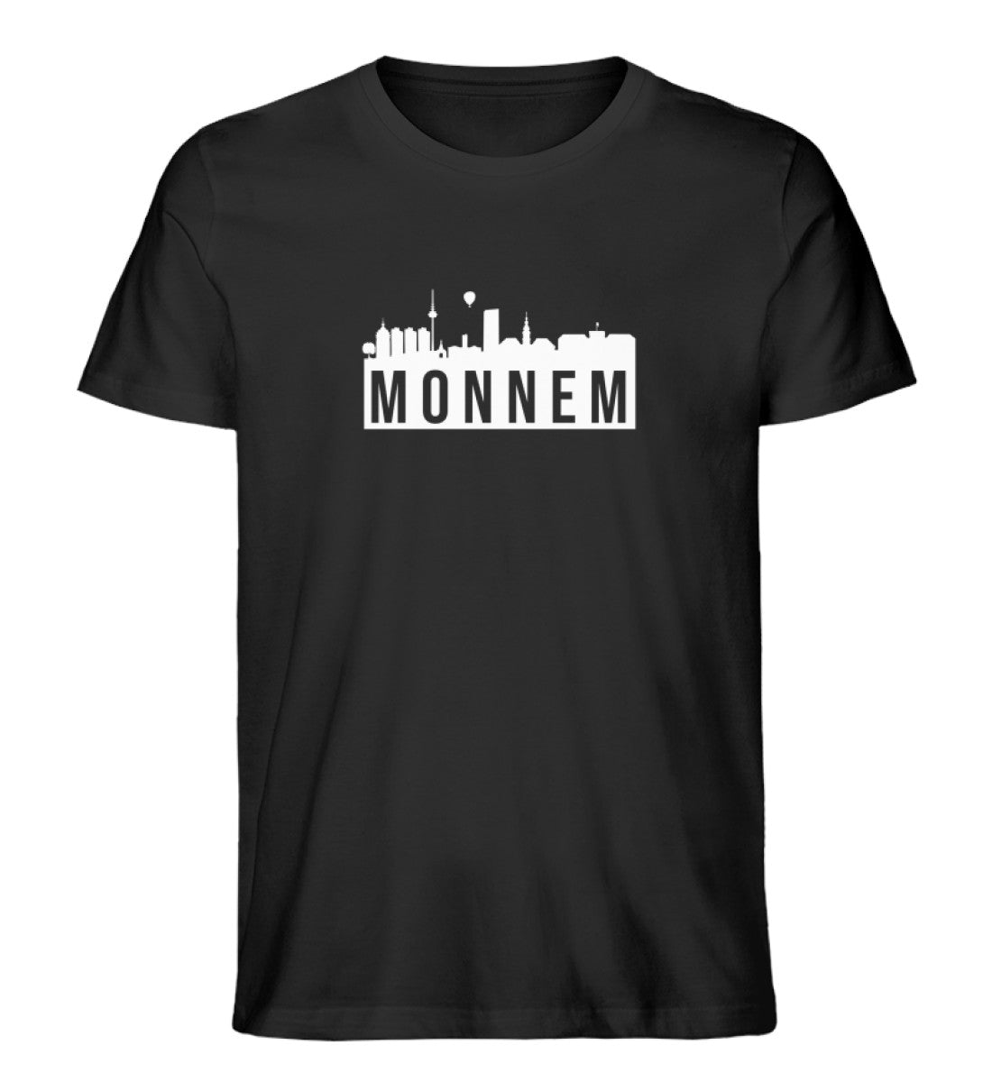 Monnem Skyline dark Herren Organic Shirt - talejo