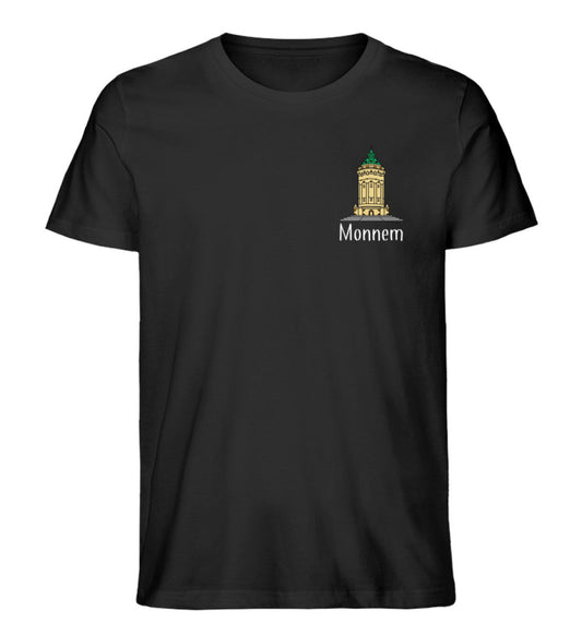 Monnem Wasserturm dark Herren Organic Shirt - talejo