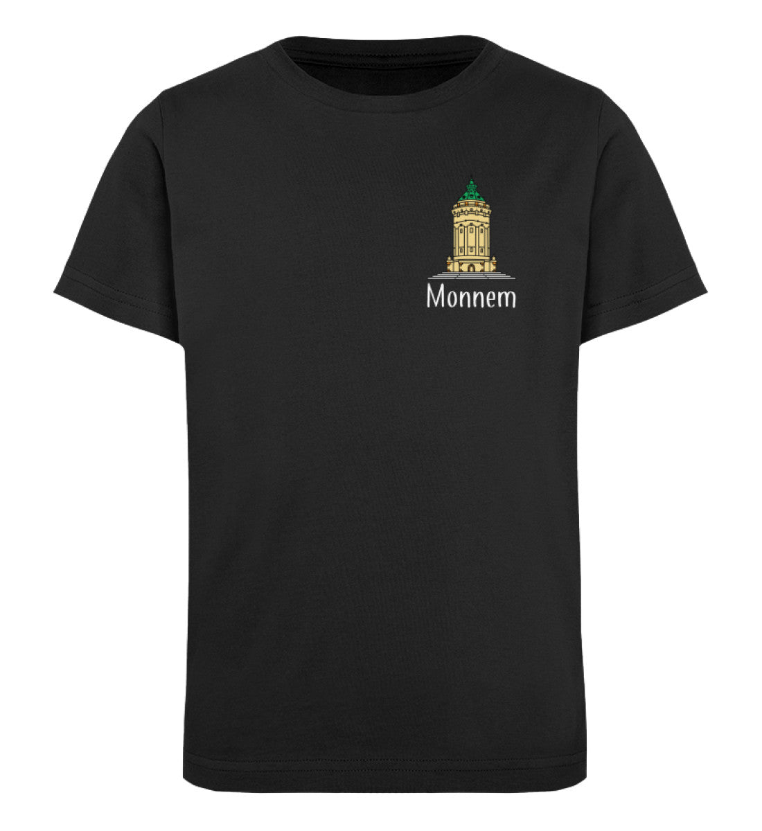 Monnem Wasserturm dark Kids Organic Shirt - talejo