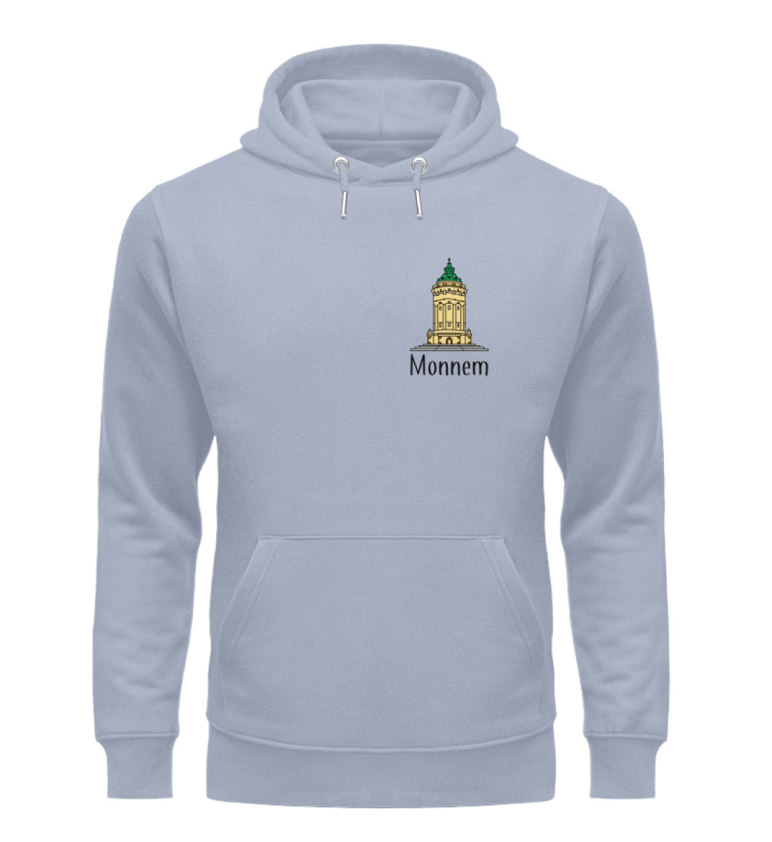 Monnem Wasserturm Herren Organic Hoodie - talejo