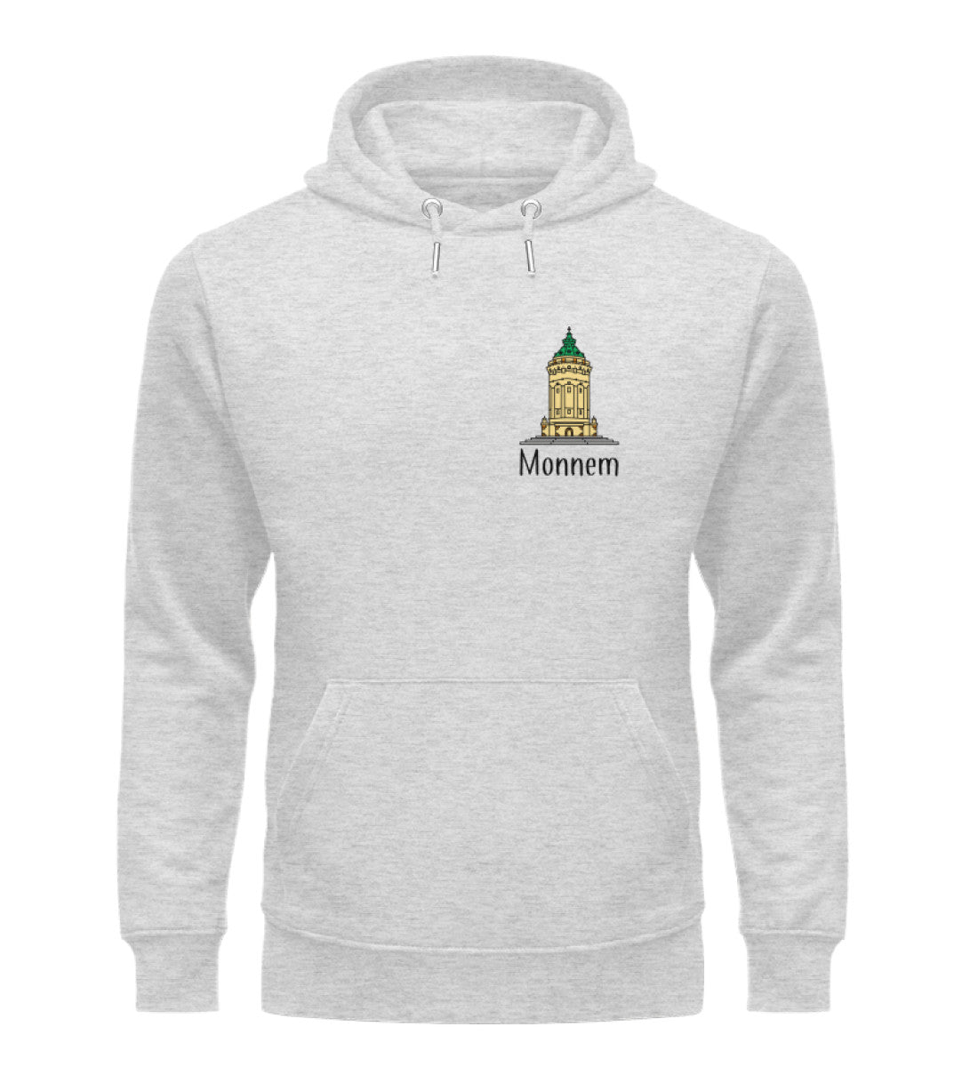 Monnem Wasserturm Herren Organic Hoodie - talejo