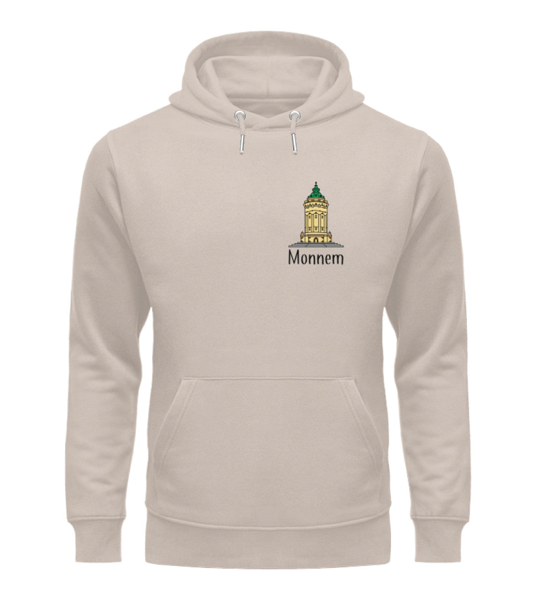 Monnem Wasserturm Herren Organic Hoodie - talejo
